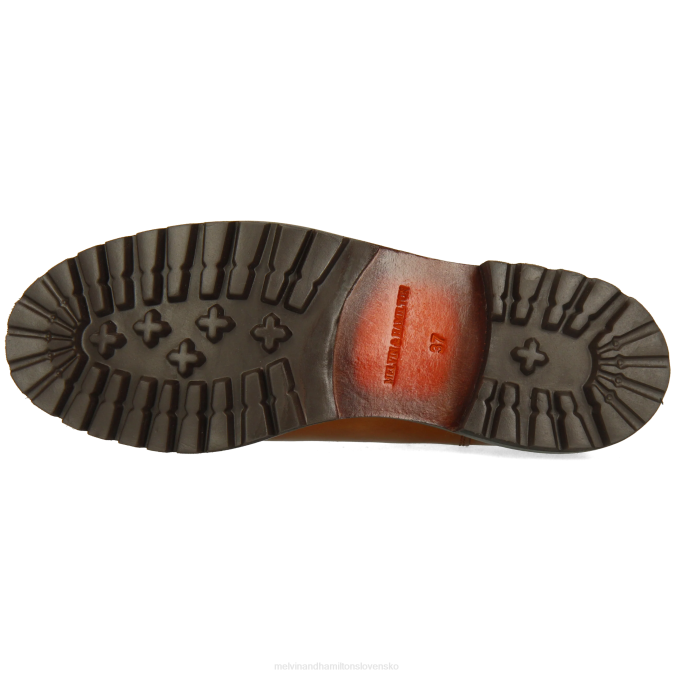 Melvin & Hamilton ženy vláda 8 B0T2826 členkové čižmy hnedá