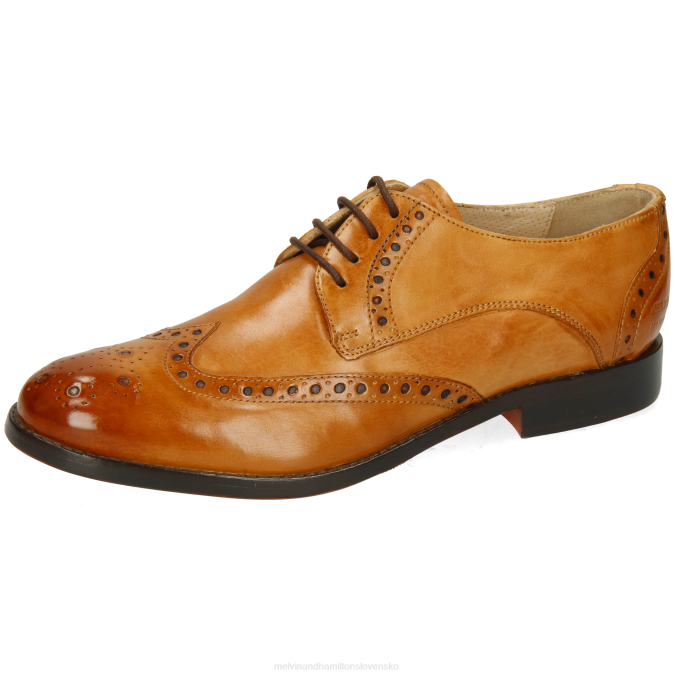 Melvin & Hamilton ženy amelie 3 B0T21505 derby topánky svetlo hnedá