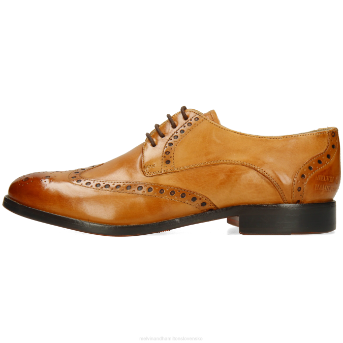 Melvin & Hamilton ženy amelie 3 B0T21505 derby topánky svetlo hnedá