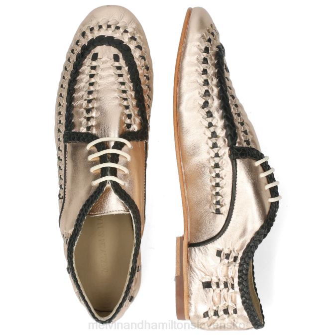 Melvin & Hamilton ženy aviana 2 B0T21531 derby topánky zlato