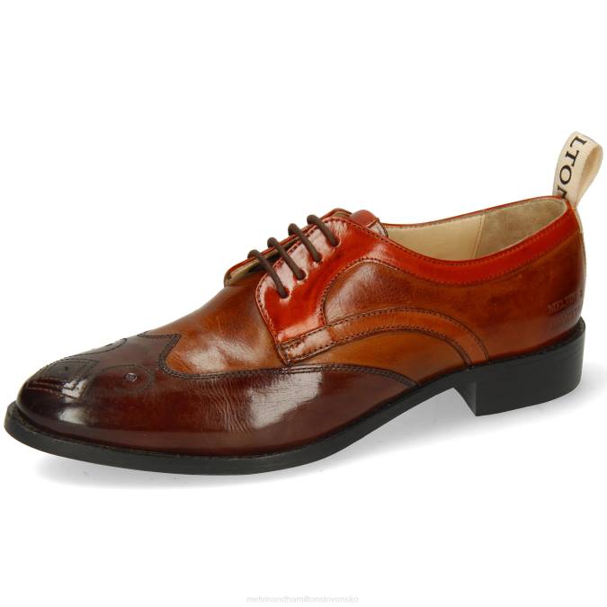 Melvin & Hamilton ženy betty 16 B0T21517 derby topánky hnedá