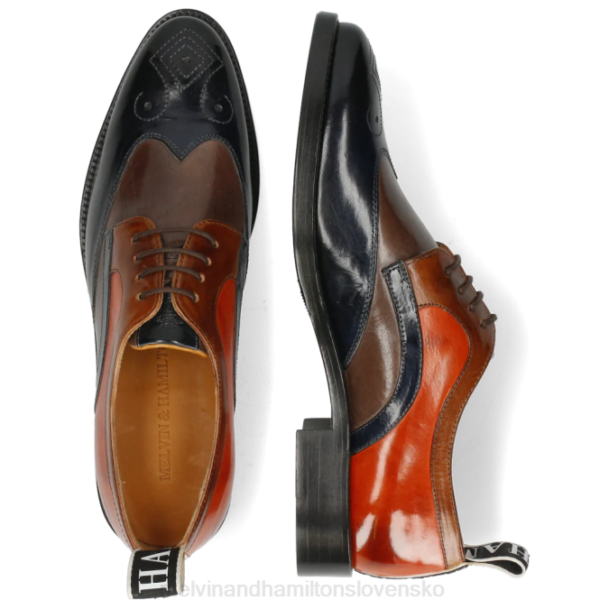 Melvin & Hamilton ženy betty 16 B0T21527 derby topánky multi