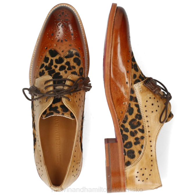 Melvin & Hamilton ženy betty 3 B0T21524 derby topánky hnedá