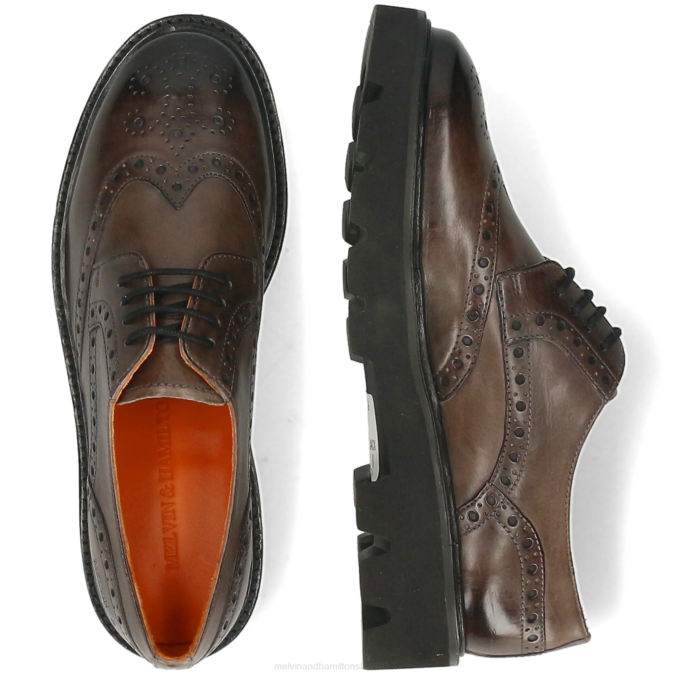 Melvin & Hamilton ženy jenny 6 B0T21503 derby topánky sivá