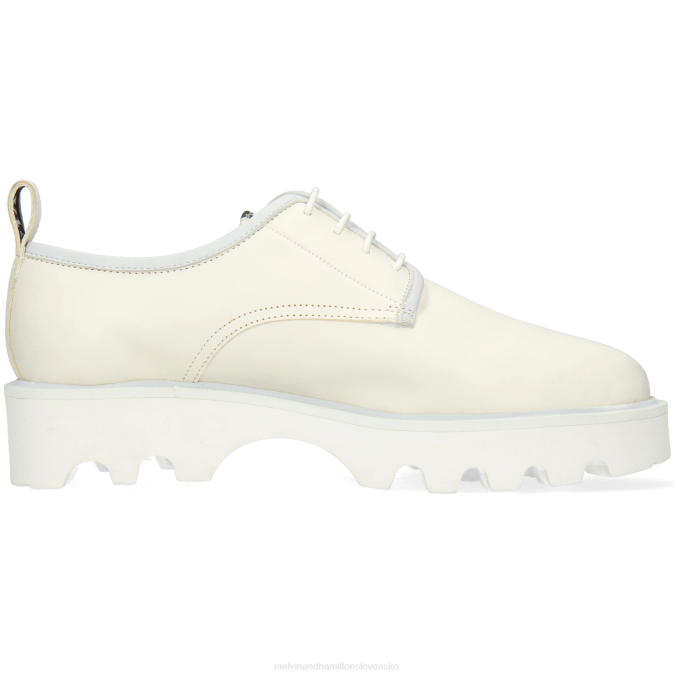 Melvin & Hamilton ženy megan 21 B0T21514 derby topánky biely