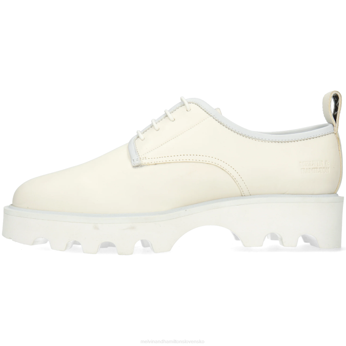 Melvin & Hamilton ženy megan 21 B0T21514 derby topánky biely