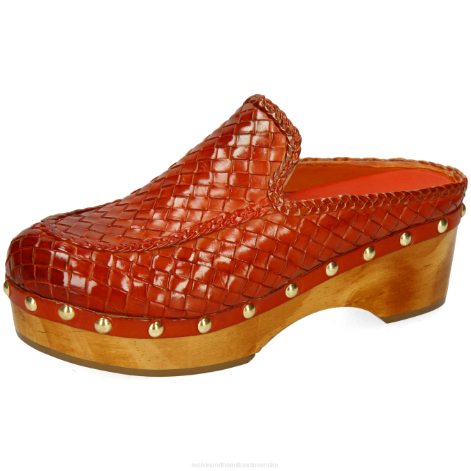 Melvin & Hamilton ženy flóra 13 B0T21991 dreváky červená