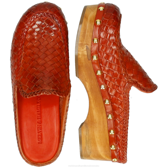 Melvin & Hamilton ženy flóra 13 B0T21991 dreváky červená