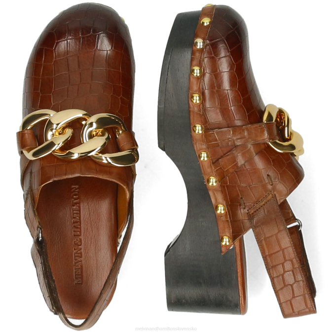 Melvin & Hamilton ženy flóra 1 B0T21986 dreváky hnedá