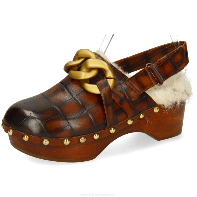 Melvin & Hamilton ženy flóra 1 B0T21990 dreváky hnedá