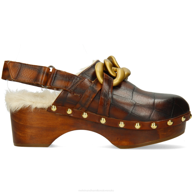 Melvin & Hamilton ženy flóra 1 B0T21990 dreváky hnedá