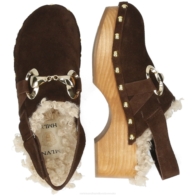 Melvin & Hamilton ženy flóra 1 B0T21992 dreváky hnedá