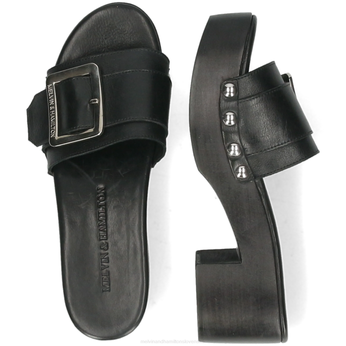 Melvin & Hamilton ženy ležať 1 B0T21998 dreváky čierna