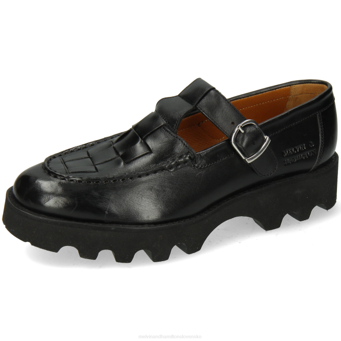 Melvin & Hamilton ženy nefrit 14 B0T21497 mníšske topánky čierna