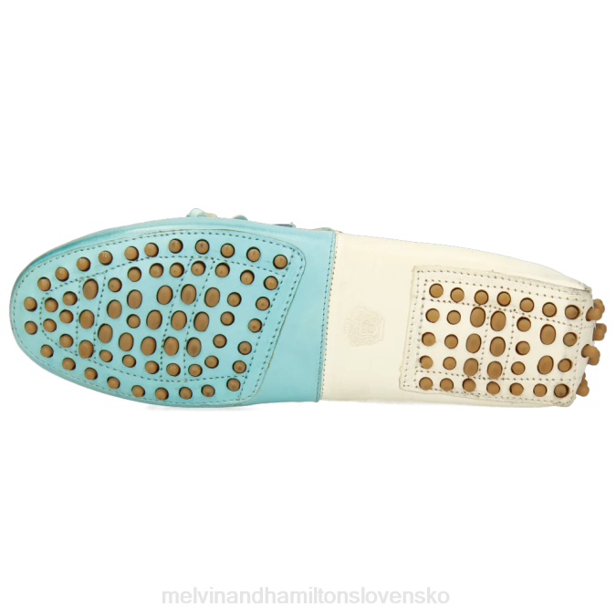 Melvin & Hamilton ženy Karolína 8 B0T21449 mokasíny tyrkysová