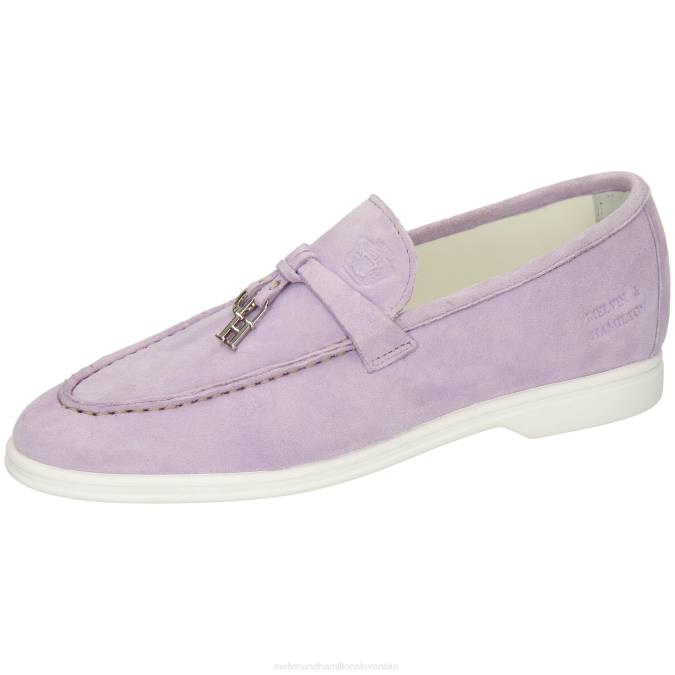 Melvin & Hamilton ženy adley 3 B0T21350 mokasíny Fialová