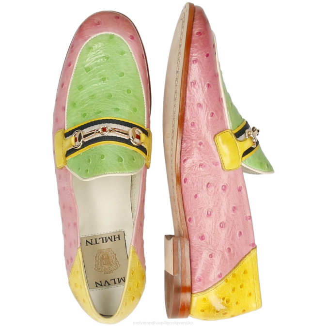 Melvin & Hamilton ženy šarlátová 45 B0T21356 mokasíny multi