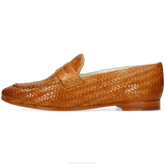 Melvin & Hamilton ženy šarlátová 52 B0T21378 mokasíny hnedá