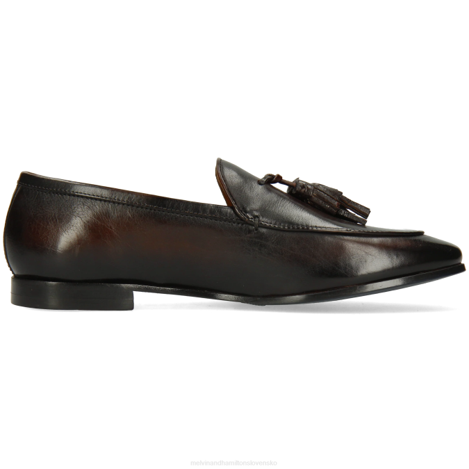 Melvin & Hamilton ženy šarlátová 64 B0T21407 mokasíny sivá