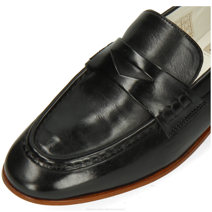 Melvin & Hamilton ženy šarlátová 70 B0T21330 mokasíny čierna