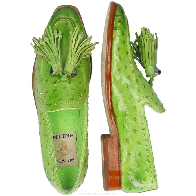 Melvin & Hamilton ženy emma 11 B0T21382 mokasíny zelená