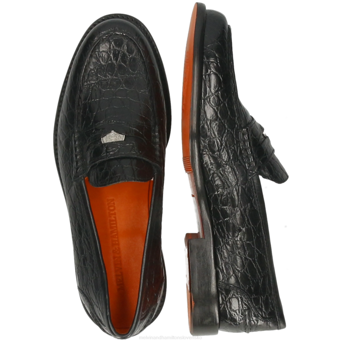 Melvin & Hamilton ženy gianna 3 B0T21314 mokasíny čierna