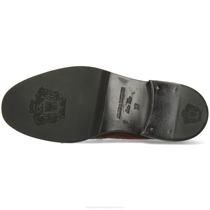 Melvin & Hamilton ženy gianna 3 B0T21318 mokasíny červená