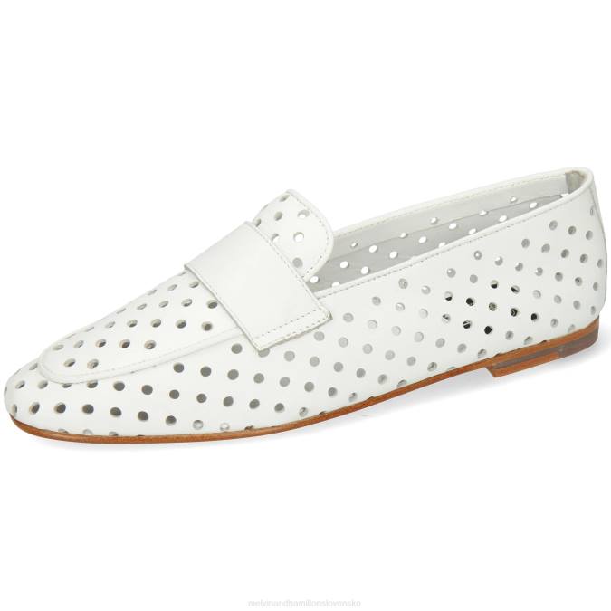 Melvin & Hamilton ženy mandy 6 B0T21422 mokasíny biely