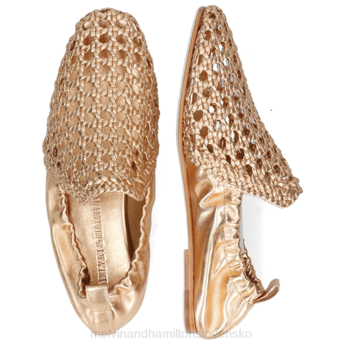 Melvin & Hamilton ženy melly 7 B0T21430 mokasíny zlato