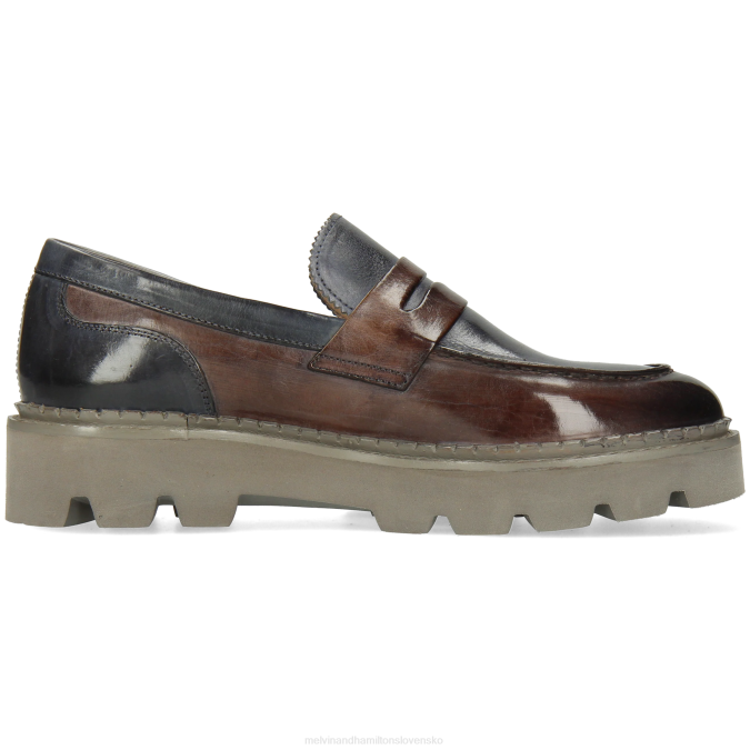 Melvin & Hamilton ženy nefrit 12 B0T21409 mokasíny sivá