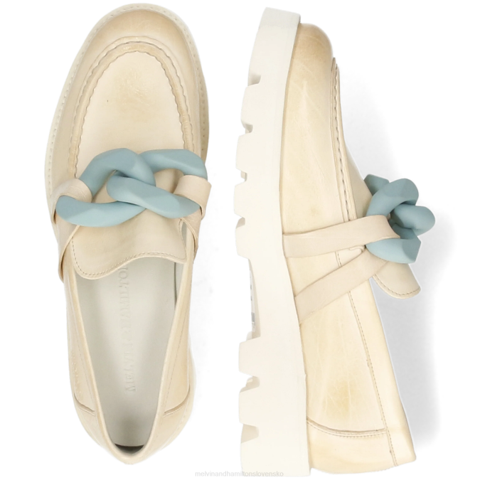 Melvin & Hamilton ženy nefrit 32 B0T21432 mokasíny béžová