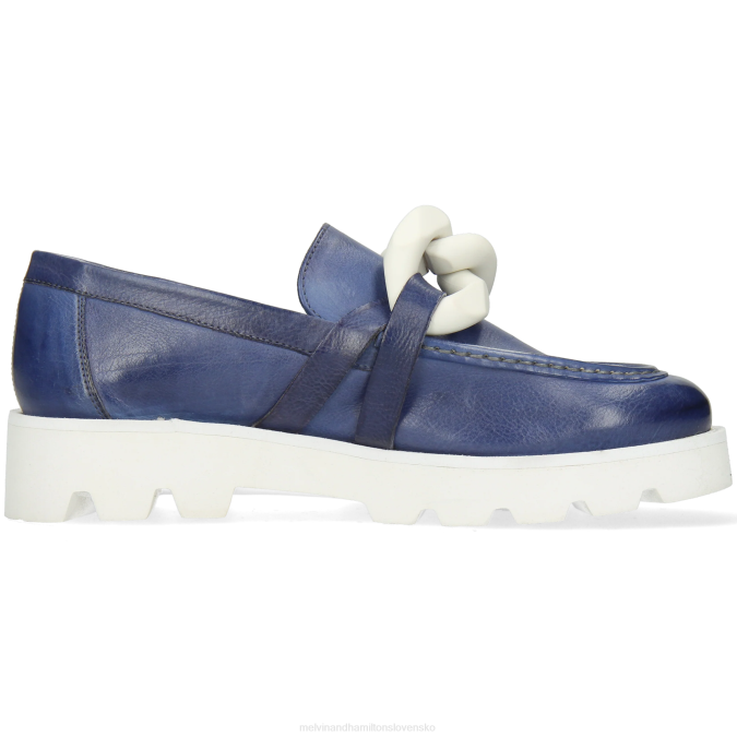 Melvin & Hamilton ženy nefrit 32 B0T21442 mokasíny Modrá