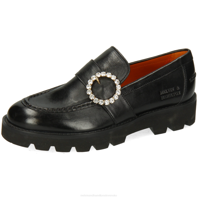 Melvin & Hamilton ženy nefrit 53 B0T21346 mokasíny čierna