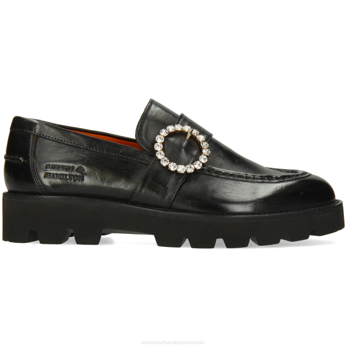 Melvin & Hamilton ženy nefrit 53 B0T21346 mokasíny čierna