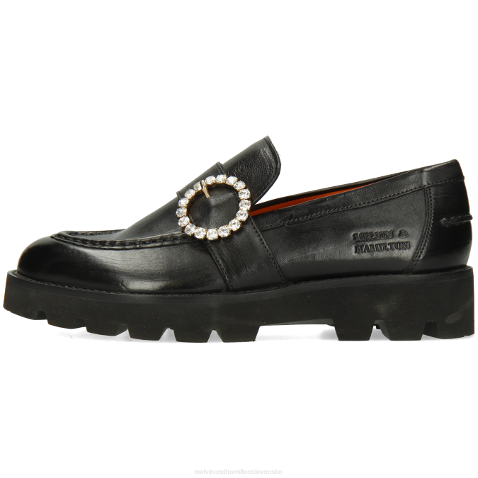 Melvin & Hamilton ženy nefrit 53 B0T21346 mokasíny čierna