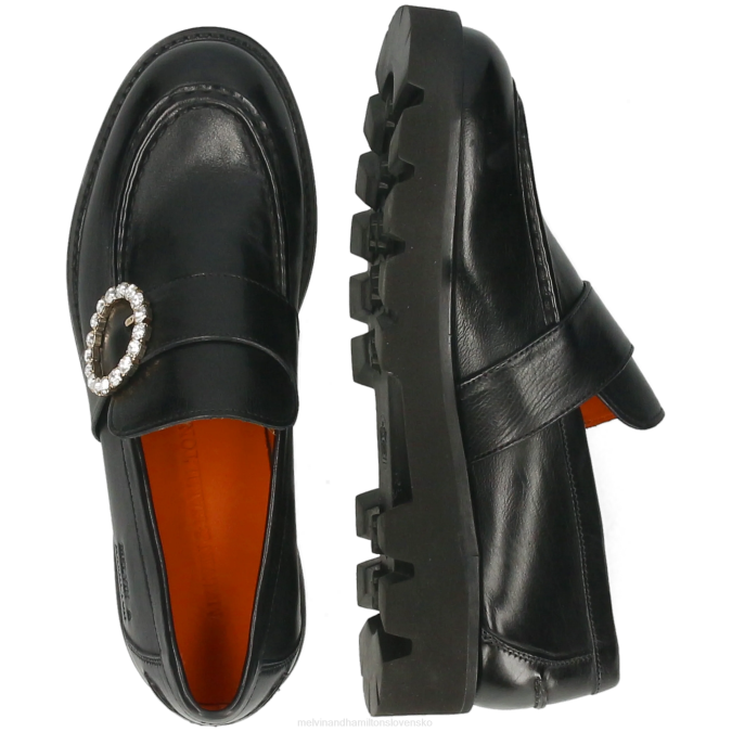 Melvin & Hamilton ženy nefrit 53 B0T21346 mokasíny čierna