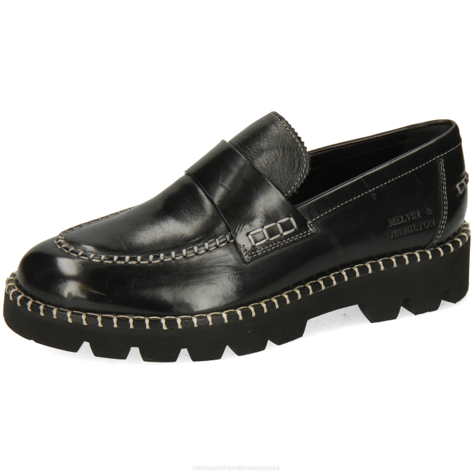 Melvin & Hamilton ženy nefrit 55 B0T21386 mokasíny čierna