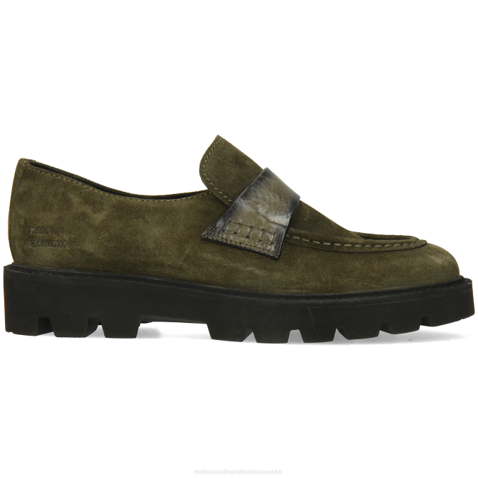Melvin & Hamilton ženy nefrit 58 B0T21327 mokasíny zelená