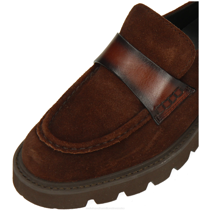 Melvin & Hamilton ženy nefrit 58 B0T21347 mokasíny hnedá