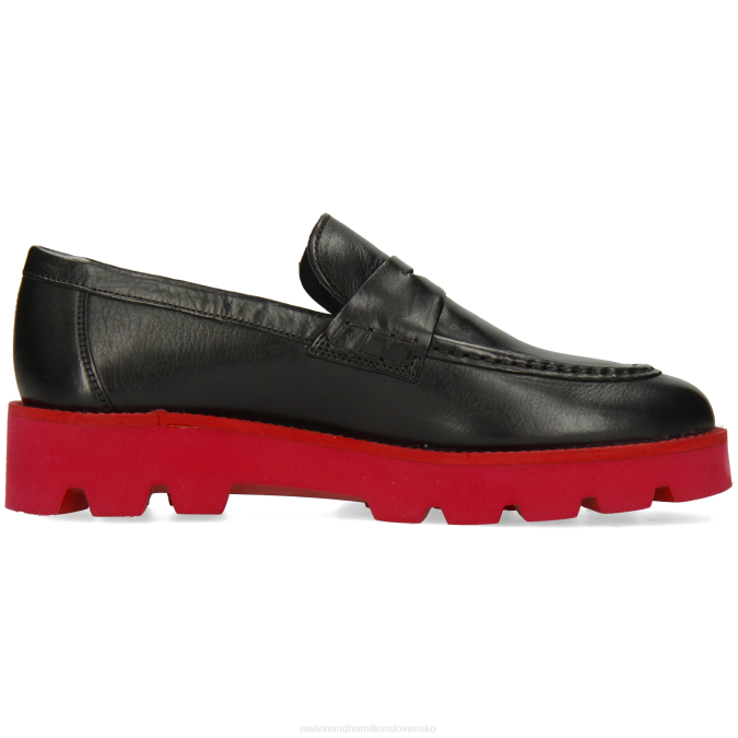 Melvin & Hamilton ženy nefrit 6 B0T21383 mokasíny čierna