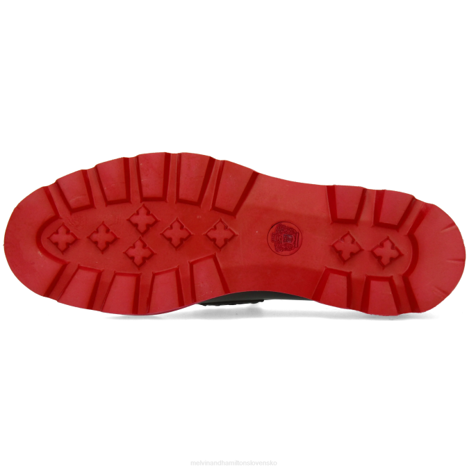 Melvin & Hamilton ženy nefrit 6 B0T21383 mokasíny čierna