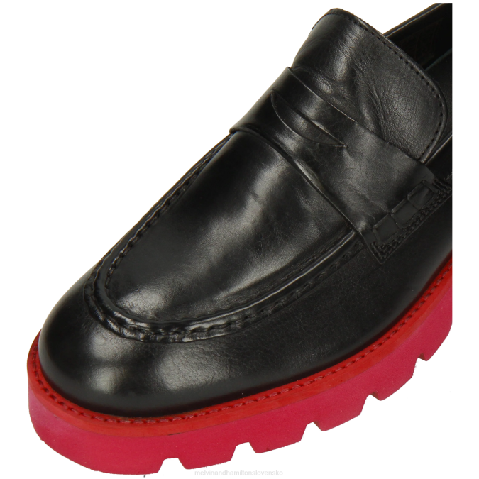 Melvin & Hamilton ženy nefrit 6 B0T21383 mokasíny čierna