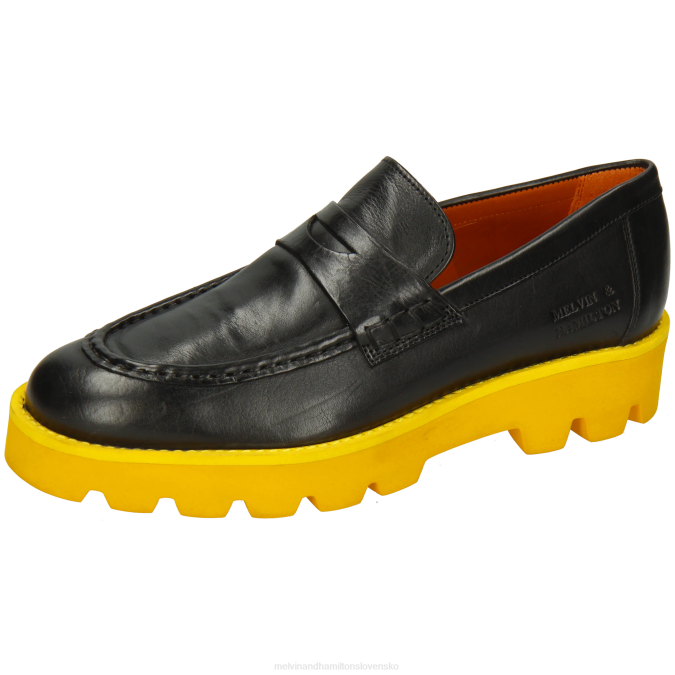 Melvin & Hamilton ženy nefrit 6 B0T21393 mokasíny čierna
