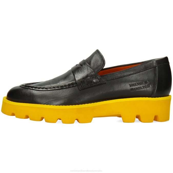 Melvin & Hamilton ženy nefrit 6 B0T21393 mokasíny čierna