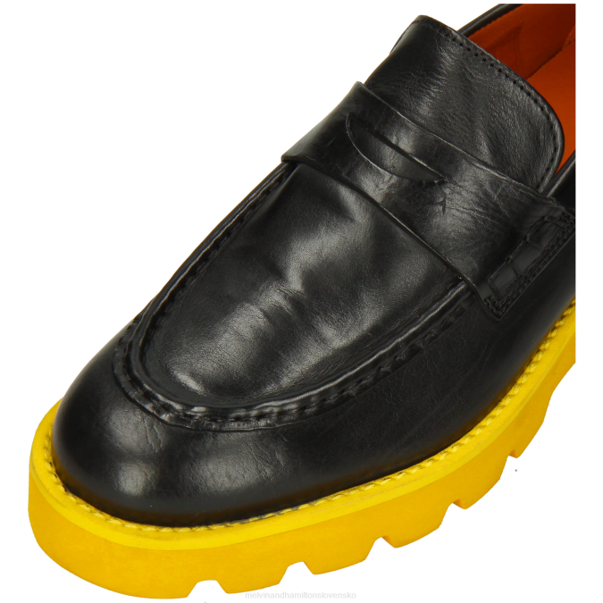 Melvin & Hamilton ženy nefrit 6 B0T21393 mokasíny čierna