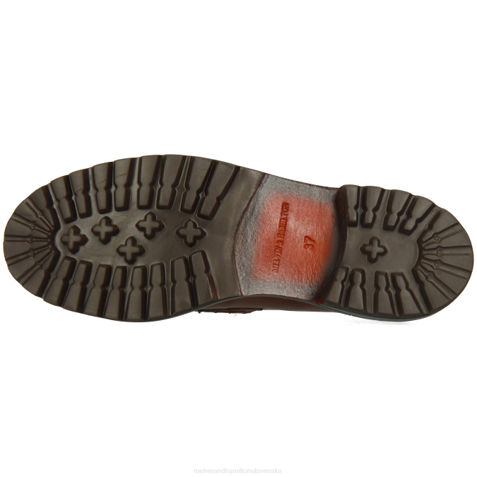 Melvin & Hamilton ženy vláda 6 B0T21312 mokasíny hnedá