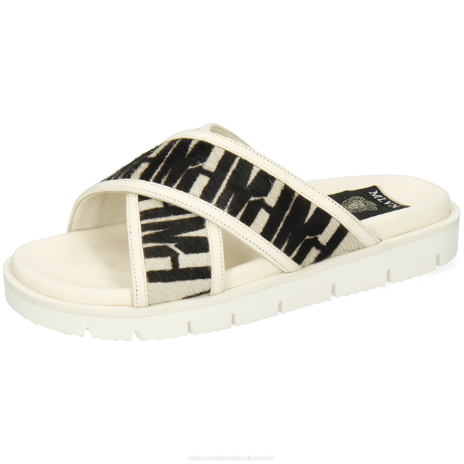 Melvin & Hamilton ženy Wilma 9 B0T21657 muly biely