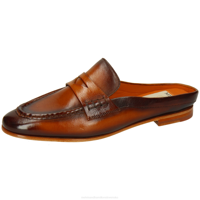 Melvin & Hamilton ženy šarlátová 71 B0T21549 muly hnedá