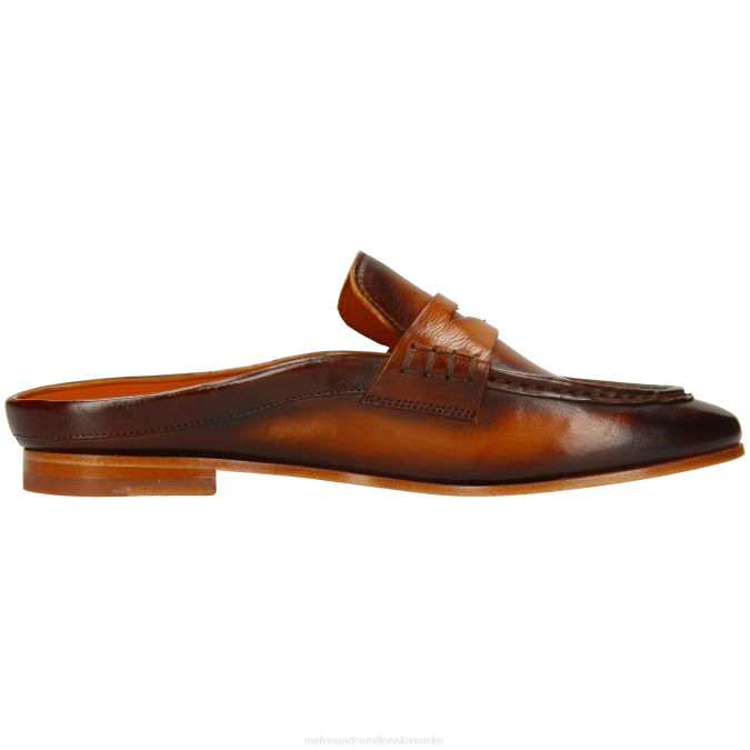 Melvin & Hamilton ženy šarlátová 71 B0T21549 muly hnedá