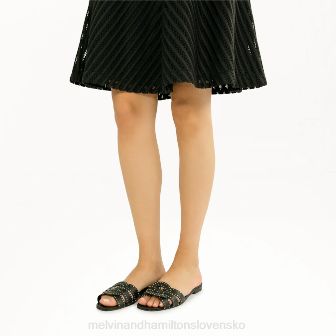 Melvin & Hamilton ženy elódia 13 B0T21768 muly čierna